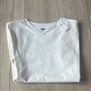 Old Navy White Kids Short Sleeve Tee